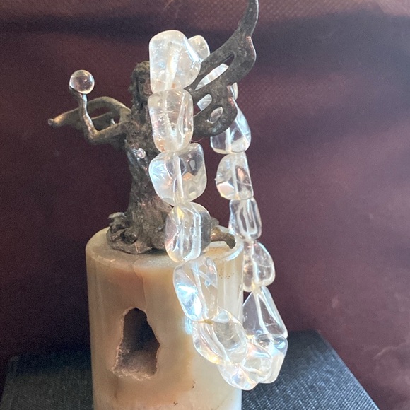 Genuine Crystal Quartz Bracelet Wear for Positive Healing Energy Unisex - Picture 2 of 5